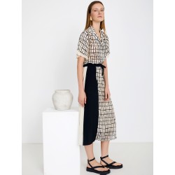 Falda patchwork cuadros SKATÏE