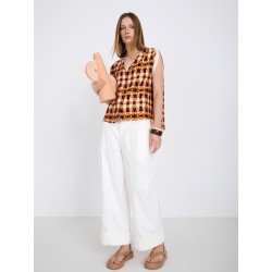 Blusa cinta metalizada SKATÏE