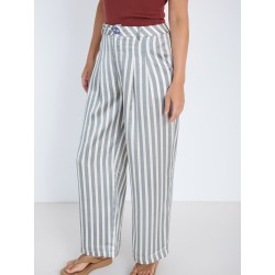 Pantalón satinado rayas SKATÏE