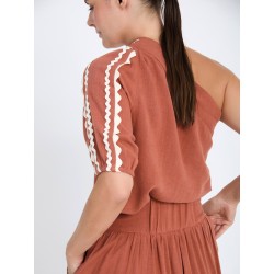 Blusa escote asimétrico SKATÏE