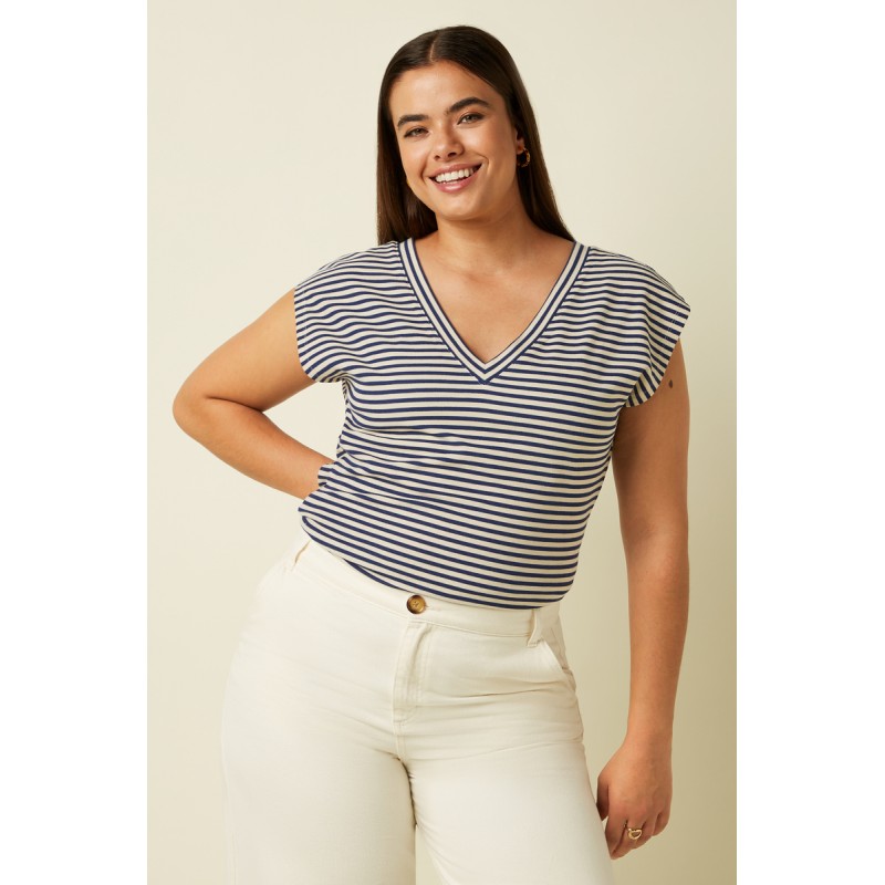 Double V Top Mariniere Stripe KING LOUIE