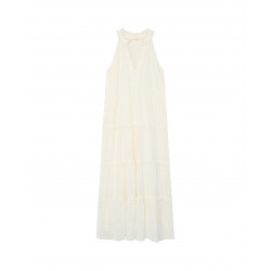 BLANC BOHÈME LUIGI SLEEVELESS DRESS CHALK MAISON HOTEL