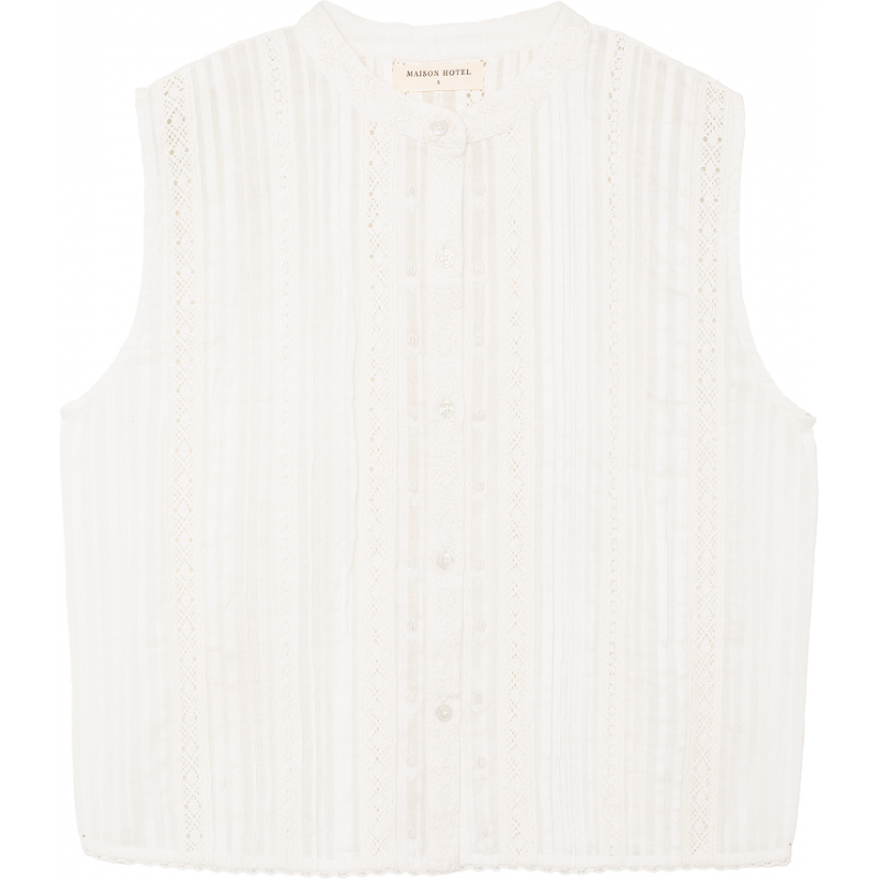 DENTELLE ORIANE TOP BLANC MAISON HOTEL 109,95 €