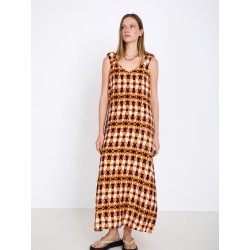 Vestido midi estampado SKATÏE