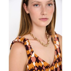 Vestido midi estampado SKATÏE