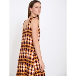 Vestido midi estampado SKATÏE