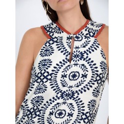 Vestido estampado étnico SKATÏE