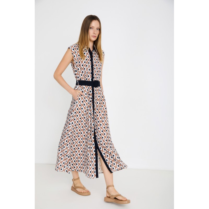 Vestido estampado retro SKATÏE