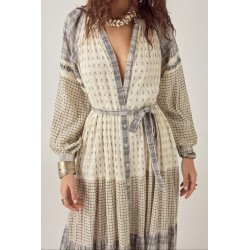 PATCHWORK NOTES ALBA DRESS ASH MAISON HOTEL