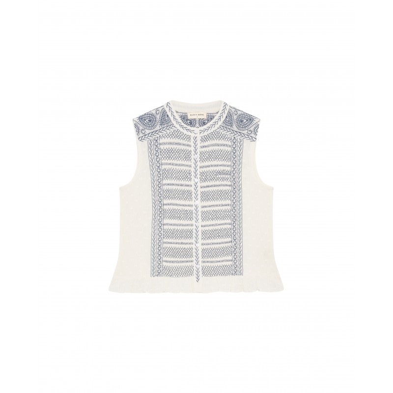 INDIGO POET IRINA SLEEVELESS BLOUSE LAPISLAZULI MAISON HOTEL 109,95 €