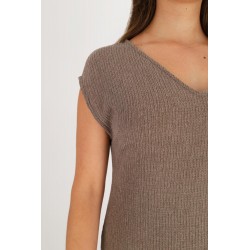 VESTIDO LARGO TEXTURIZADO ESCOTE PICO Mus&Bombon 84,95 €