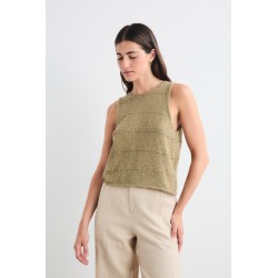 CAMISETA ESCOTE REDONDO SIN MANGAS Mus&Bombon