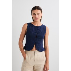 CHALECO BORDADO ABOTONADO Mus&Bombon 74,95 €