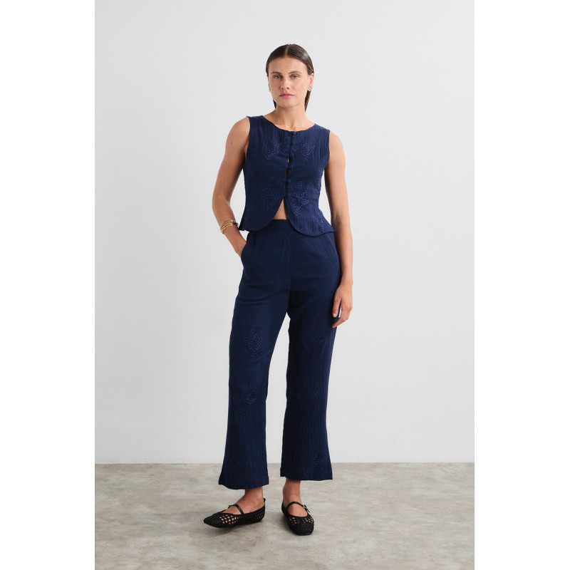 PANTALÓN LARGO BORDADO Mus&Bombon 84,95 €