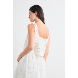 TOP TIRANTES ESCOTE CUADRADO ABOTONADO Mus&Bombon 49,95 €