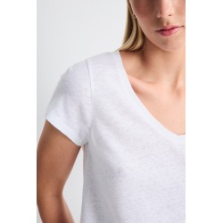 CAMISETA ESCOTE PICO MANGA CORTA Mus&Bombon