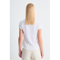 CAMISETA ESCOTE PICO MANGA CORTA Mus&Bombon