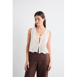 CHALECO ROMÁNTICO CIERRE MEDIANTE LAZADA Mus&Bombon 59,95 €