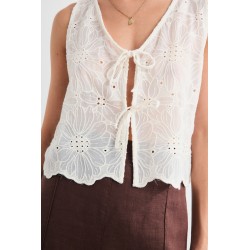 CHALECO ROMÁNTICO CIERRE MEDIANTE LAZADA Mus&Bombon