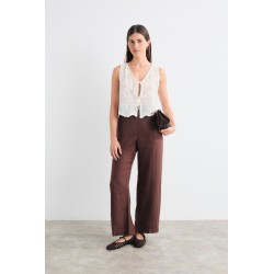 CHALECO ROMÁNTICO CIERRE MEDIANTE LAZADA Mus&Bombon