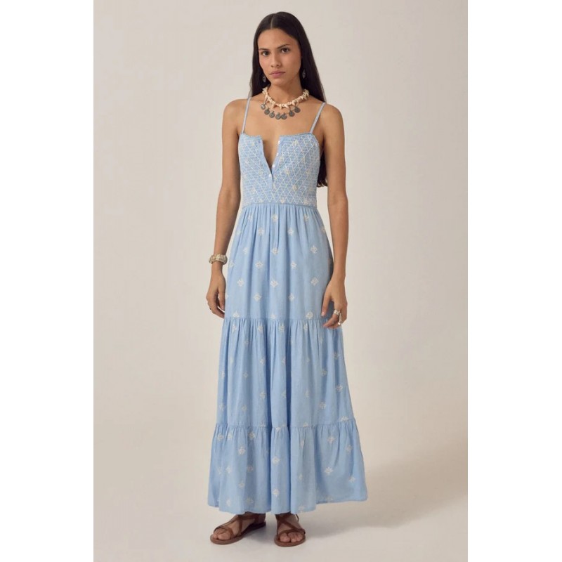 SUNNY ETTA SLEEVELESS DRESS SKY BLUES MAISON HOTEL
