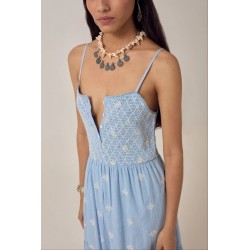 SUNNY ETTA SLEEVELESS DRESS SKY BLUES MAISON HOTEL