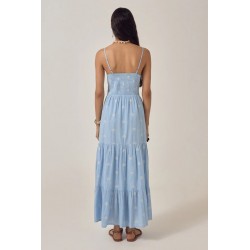 SUNNY ETTA SLEEVELESS DRESS SKY BLUES MAISON HOTEL