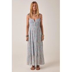CLOUD GARDEN JULIE STRAPLESS DRESS MISTY BLOOM MAISON HOTEL