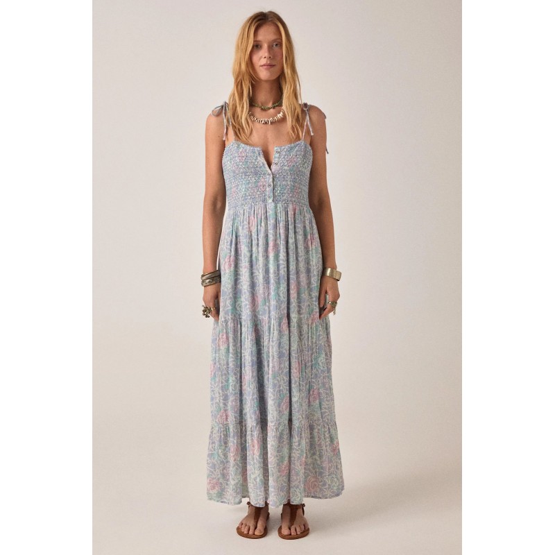 CLOUD GARDEN JULIE STRAPLESS DRESS MISTY BLOOM MAISON HOTEL
