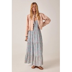 CLOUD GARDEN JULIE STRAPLESS DRESS MISTY BLOOM MAISON HOTEL