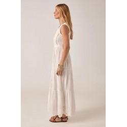 SAPORE DI SALE GINO SLEEVELESS DRESS BIANCO MAISON HOTEL